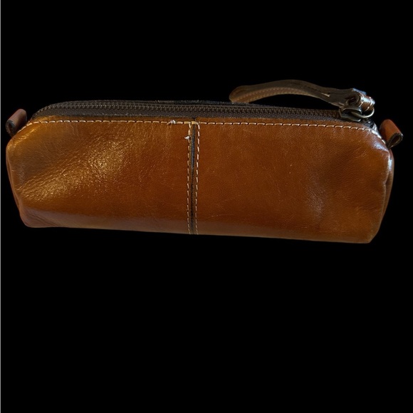 Patricia Nash Leather Wristlet with brass accents - super soft leather!! - Picture 2 of 8